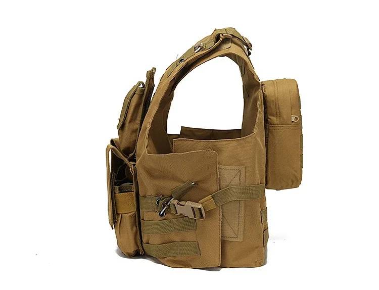 DRAGOWA Tactical Gilet militare per impieghi gravosi, Coyote