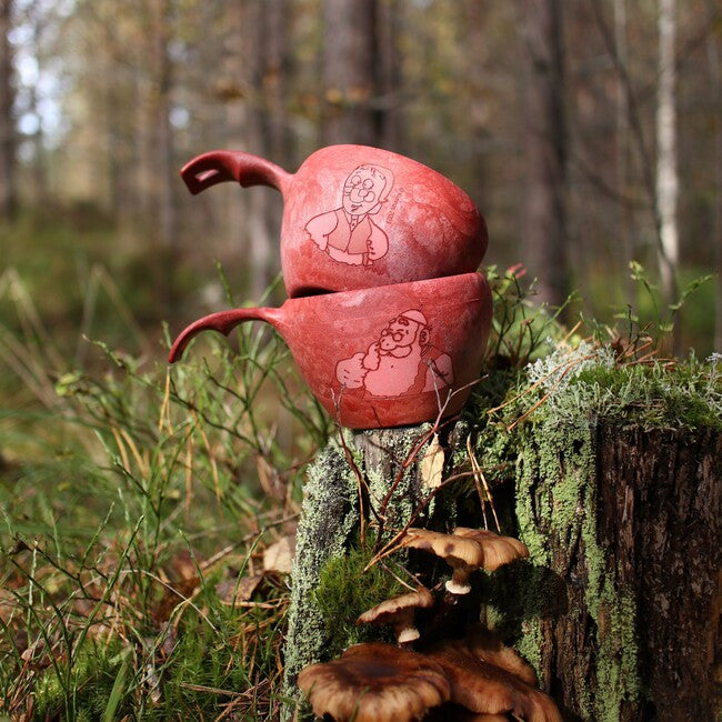 Kupilka 37 tazza grande per bambini con babbo natale, rosso