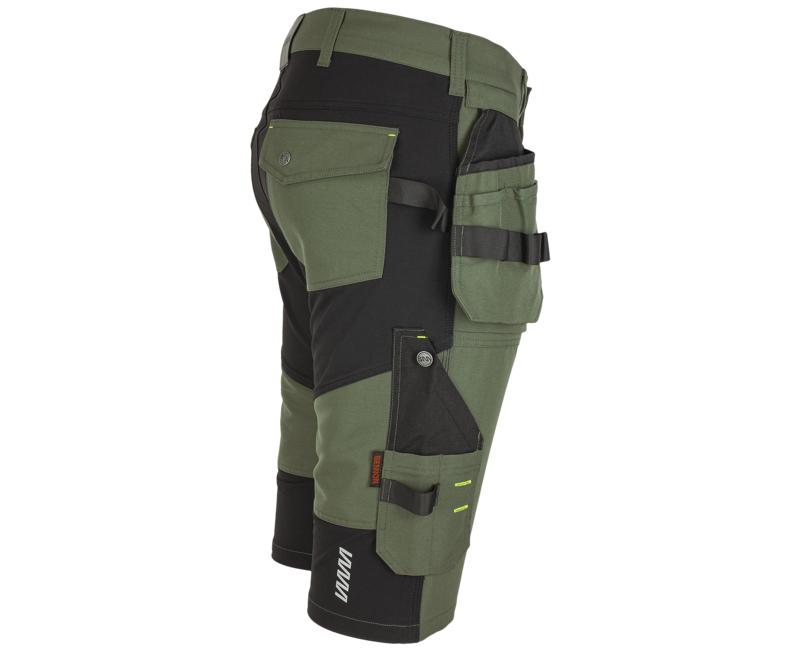 Bennon Erebos Work Shorts, Green/Black