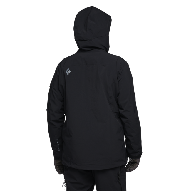 Black Diamond Recon Insulated Shell giacca waterproof da uomo, nera