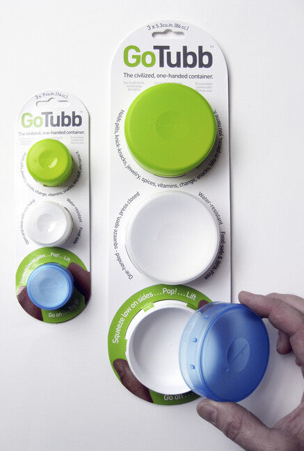 Humangear GoTubb set di scatole portaoggetti colorate s