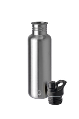 Origin Outdoors Bottiglia sportiva 0,75 l, acciaio inox opaco