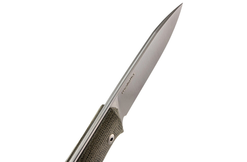 Lionsteel Coltello tipo bushcraft a lama fissa in acciaio Sleipner B35 CVG