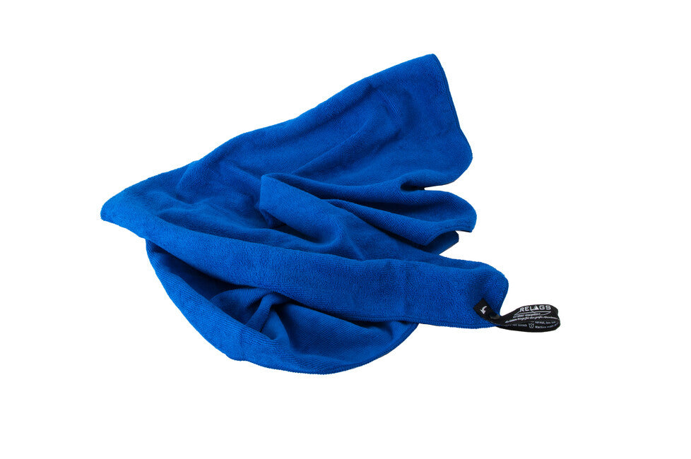 BasicNature Asciugamano in spugna 85 x 150 cm, blu
