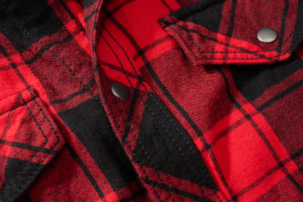 Brandit Check camicia senza maniche, rossa e nera