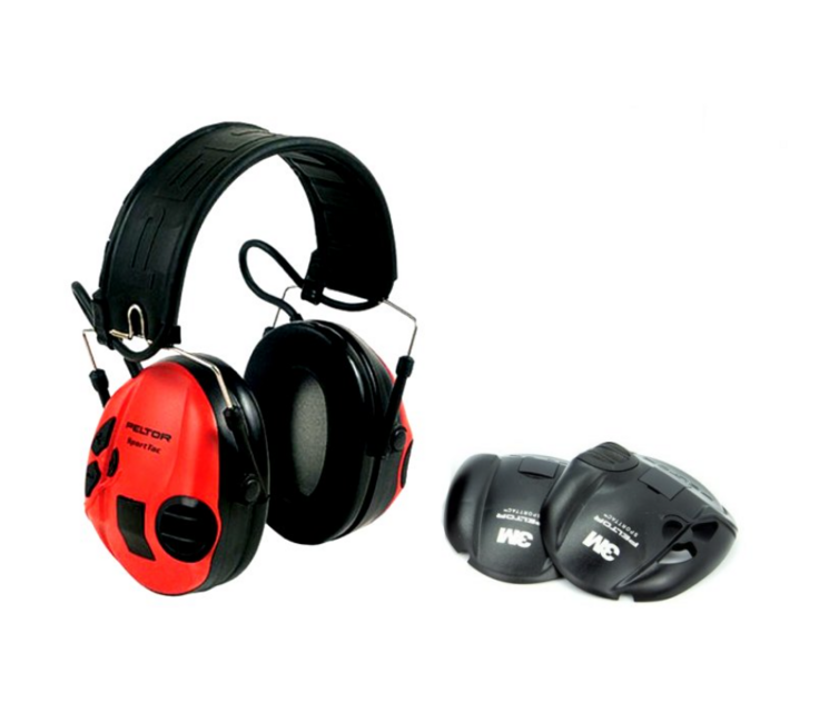 3M PELTOR SportTac Paraorecchie elettronici, nero