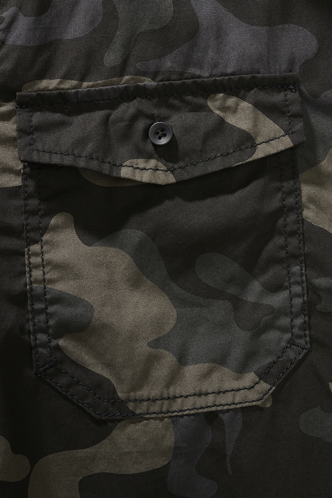 Brandit Roadstar košeľa s krátkymi rukávmi, darkcamo