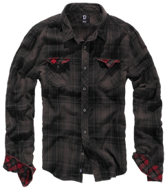 Brandit Duncan camicia, marrone e nera