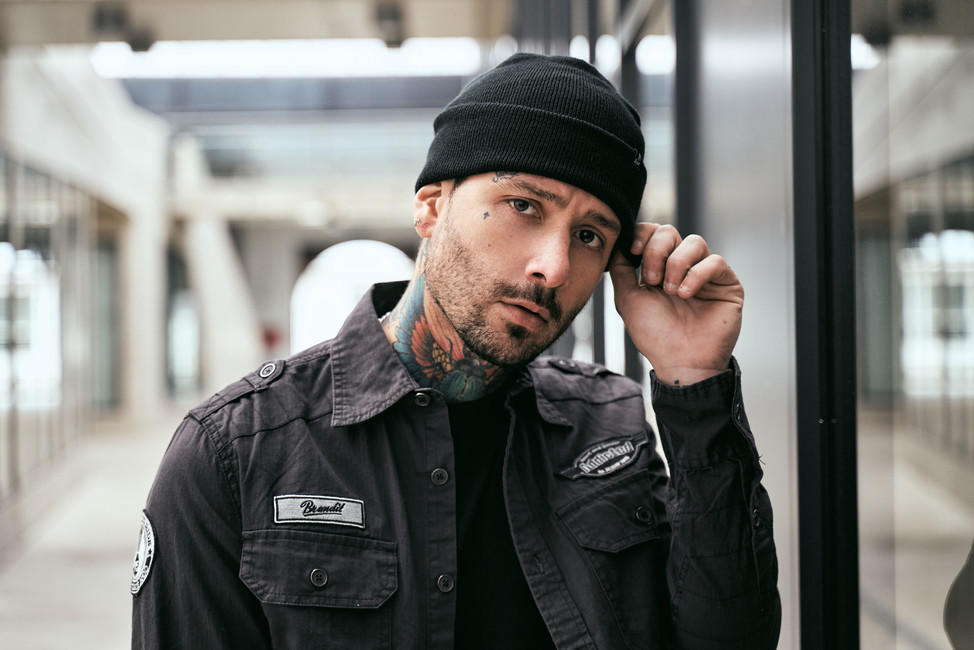 Brandit Luis - camicia vintage, nero