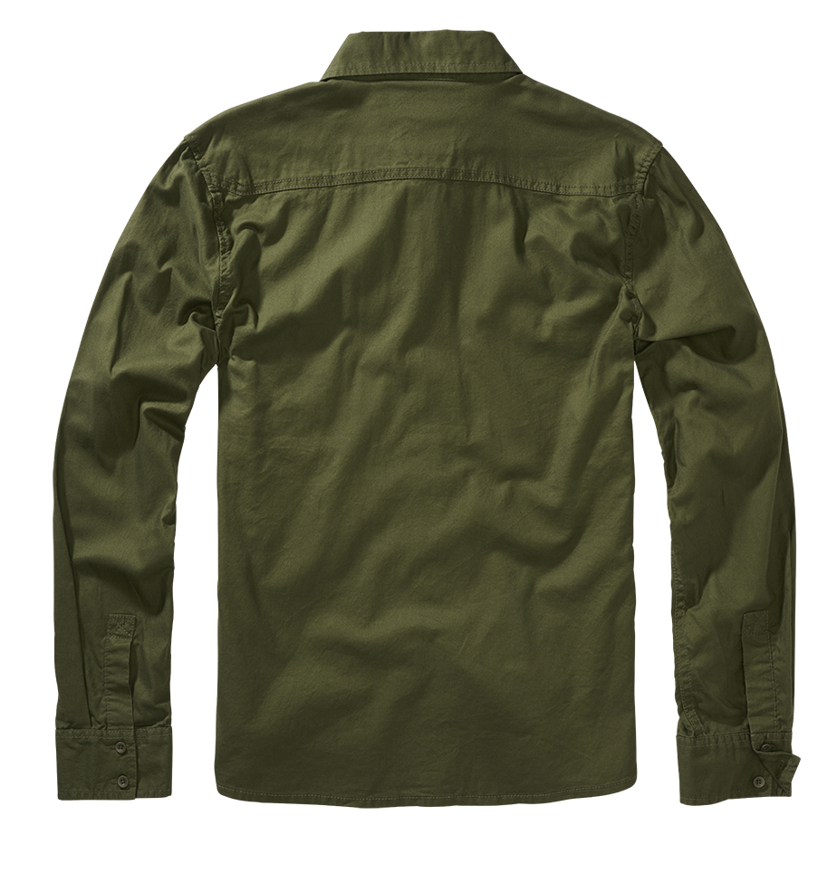 Brandit Flanellshirt košeľa, olivová
