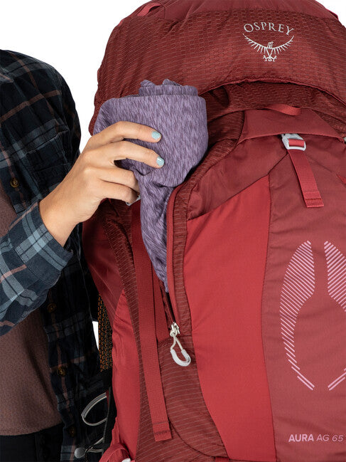 Osprey Aura Ag 65 zaino, berry sorbet red