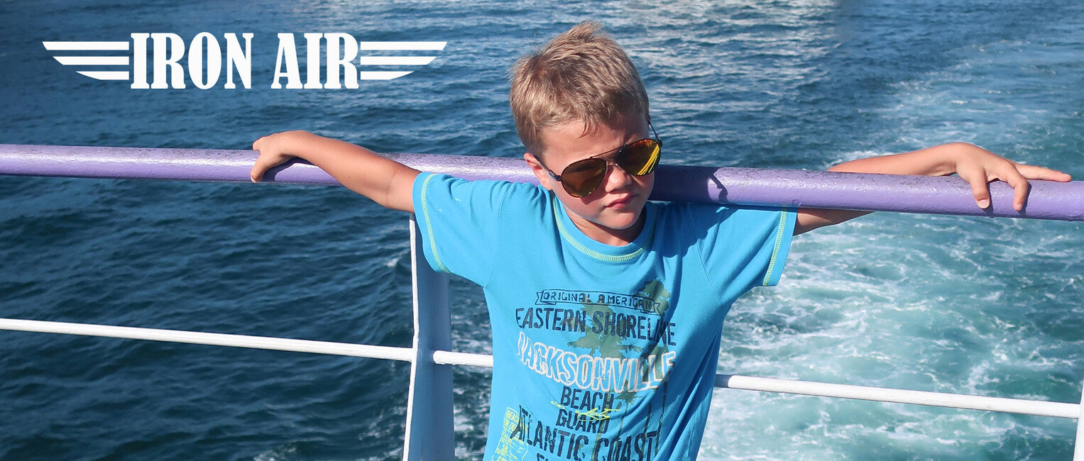 ActiveSol Kids Iron Air occhiali da sole polarizzati per bambini, arancione/Arancione