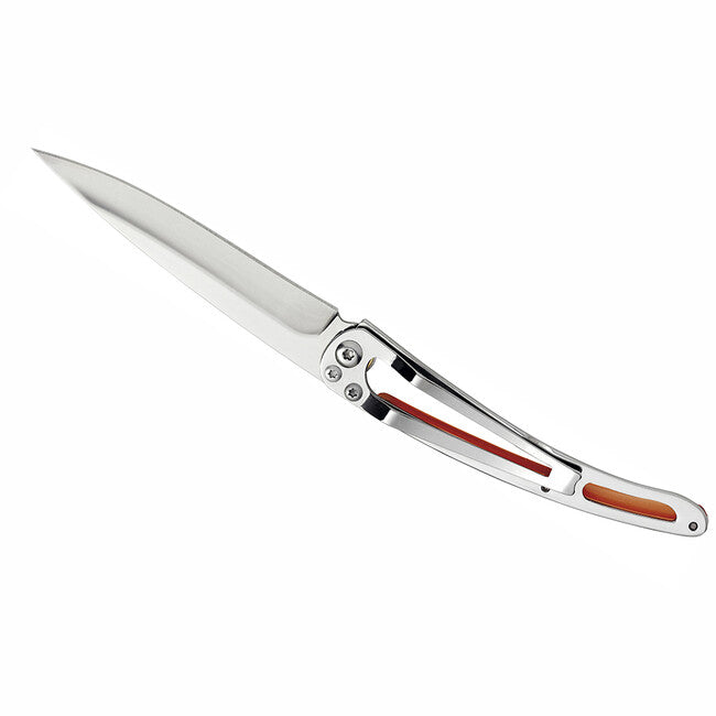 Deejo Symmetry chiusura coltello tatuaggio arancione