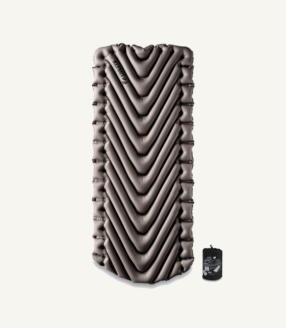 Klymit Static V Luxe XL Inflatable Sleeping Pad, Stone Grey