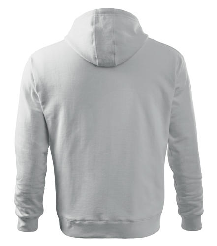Malfini Hooded felpa con cappuccio 320g/m, bianca
