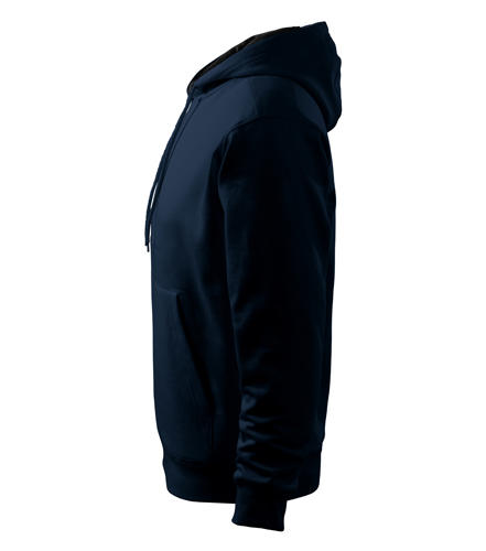Malfini Hooded felpa con cappuccio 320g/m, blu scuro