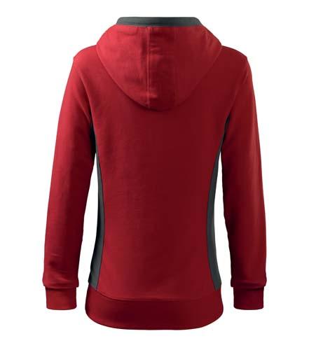 Malfini Kangaroo felpa da donna, rossa, 280g/m2