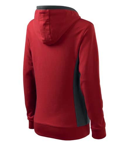 Malfini Kangaroo felpa da donna, rossa, 280g/m2
