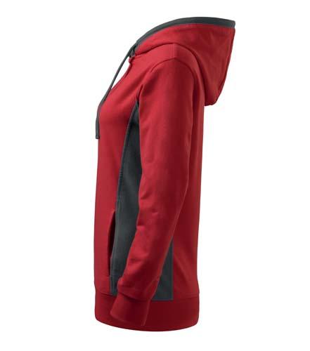Malfini Kangaroo felpa da donna, rossa, 280g/m2