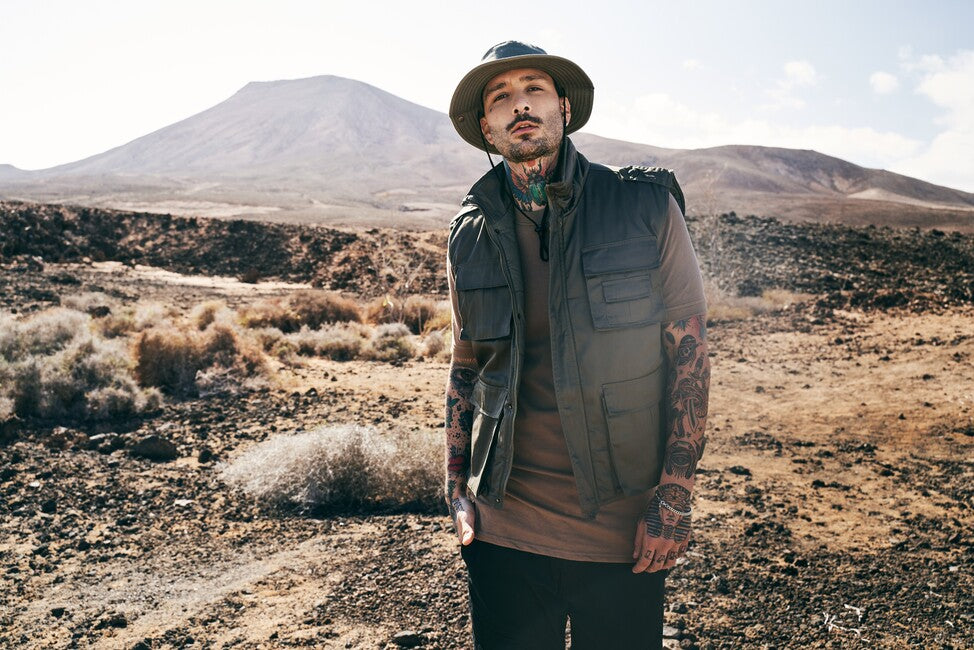 Brandit Ranger gilet isolato, nero