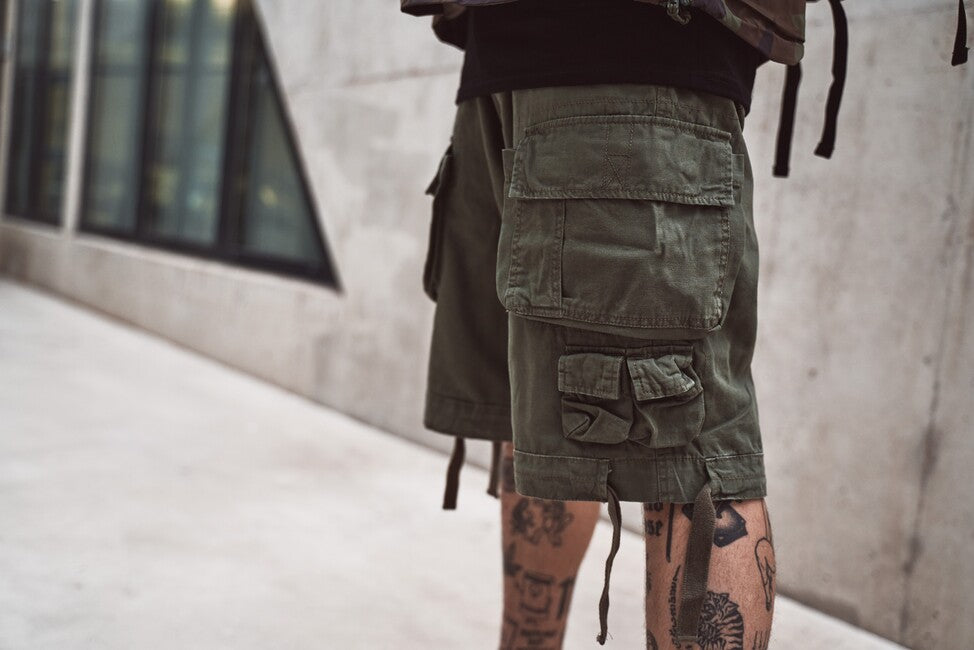 Brandit Savage Vintage pantaloncini, Swedisch camo