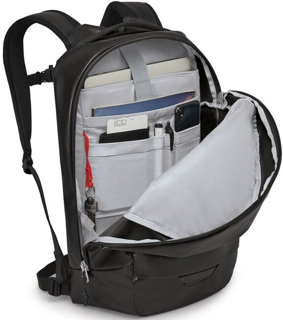 Osprey Transporter Panel Loader zaino, nero