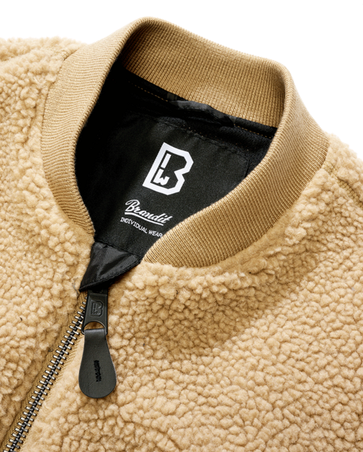 Brandit MA1 Sherpa giacca, cammello