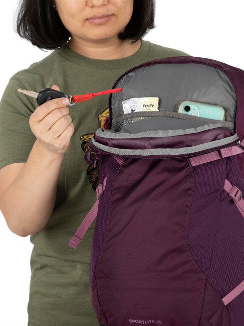 Osprey Sportlite zaino da trekking 25, aubergine purple