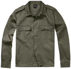Brandit US camicia a maniche lunghe, oliva