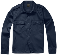 Brandit US camicia a maniche lunghe, Navy