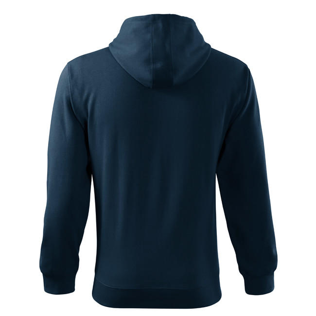 Malfini Trendy felpa con zip 300g/m2, blu scuro