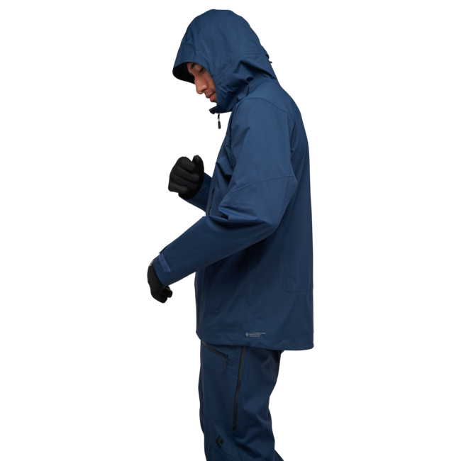 Black Diamond Recon Lt Stretch Shell giacca da sci da uomo, indaco