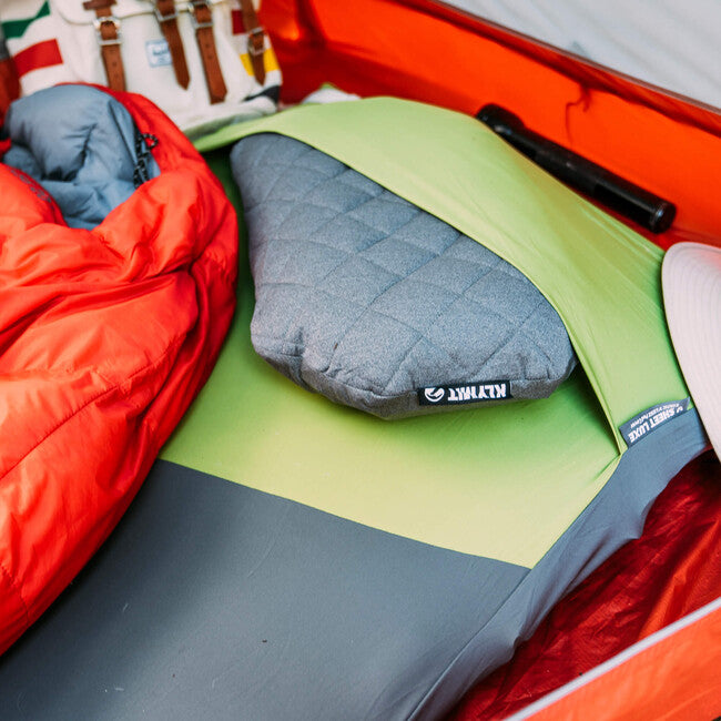 Klymit Luxe V Sheet XL Copertura protettiva per, grigio-verde