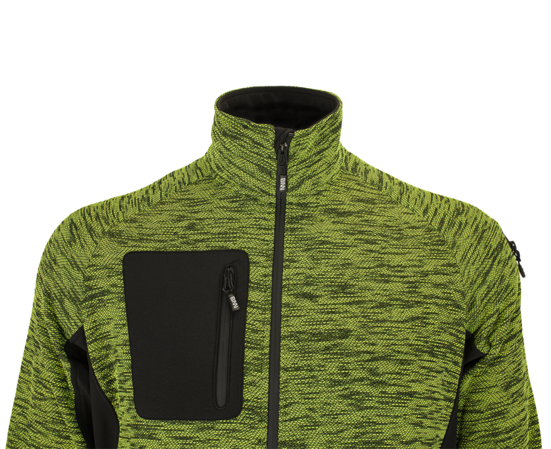 BENNON Altos felpa con zip, gialla