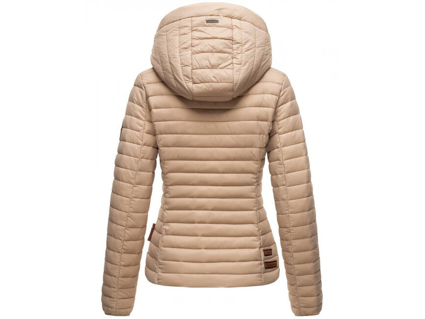 Marikoo Lowenbaby giacca transitoria da donna con cappuccio, tortora