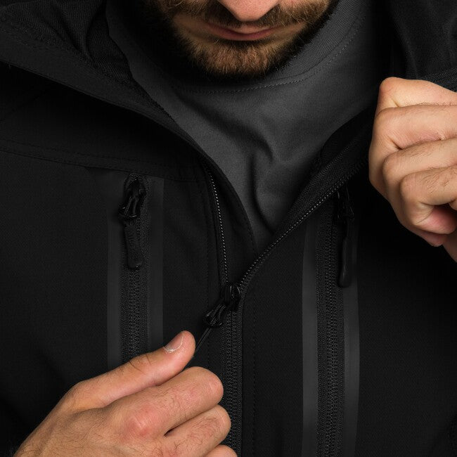 Mil-Tec Flex-Tech Dynamic Force softshell bunda, čierna
