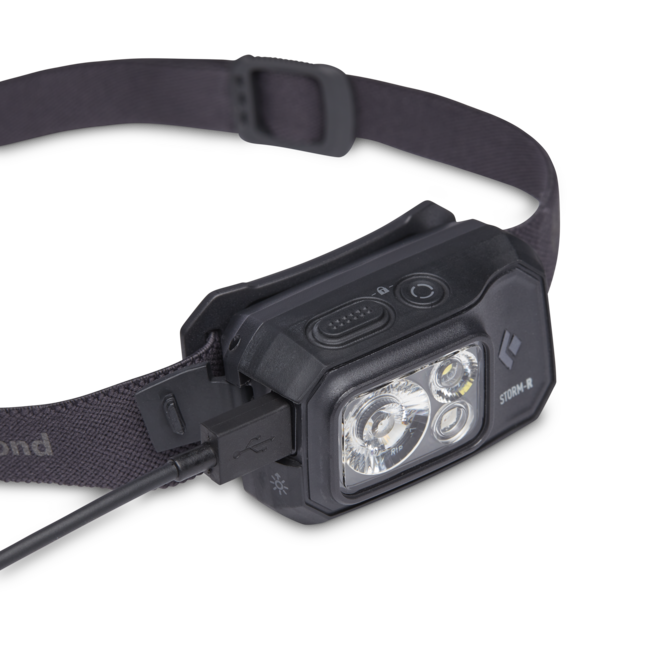 Black Diamond Storm lampada frontale 500-R, nero