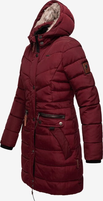 Navahoo Paula parka invernale da donna con cappuccio, bordeaux