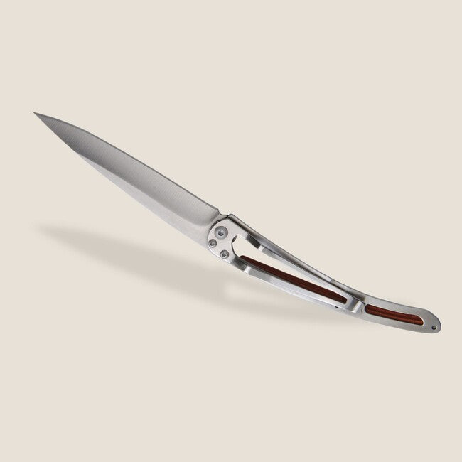 Deejo Coltello di chiusura in legno di corallo