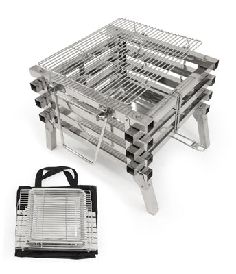 Origin Outdoors Grill pieghevole in acciaio inox