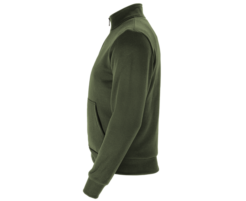 BENNON Adamos felpa con cappuccio con zip, verde