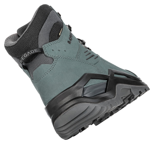 LOWA Renegade EVO GTX MID men's trekking shoes, smoke green/grey