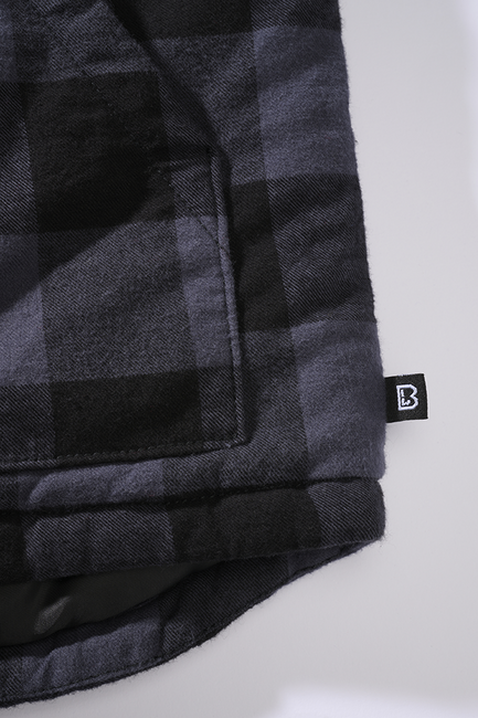 Brandit Lumber gilet, nero/grigio