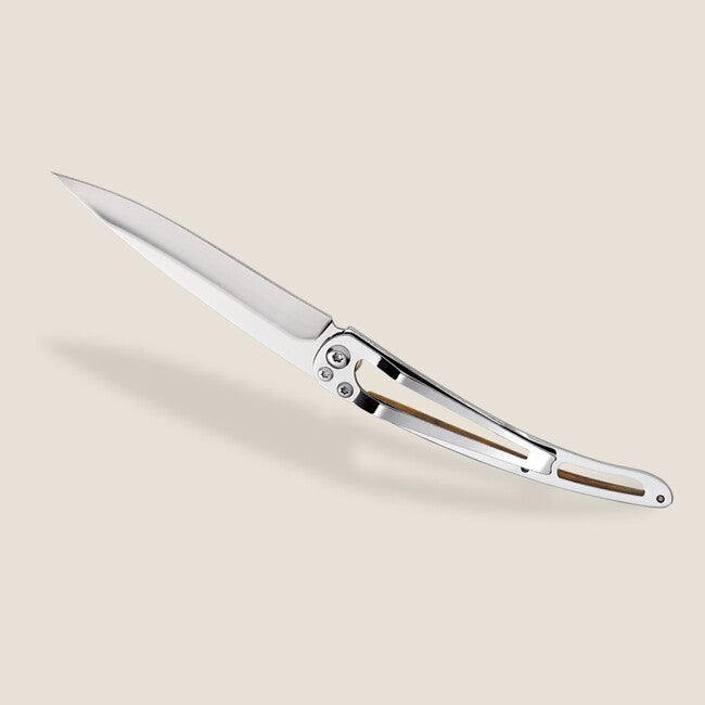 Deejo Tattoo coltello chiusura Specchio legno d'ulivo Albero