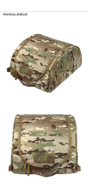 DRAGOWA Tactical Stryker borsa per casco, cp nera