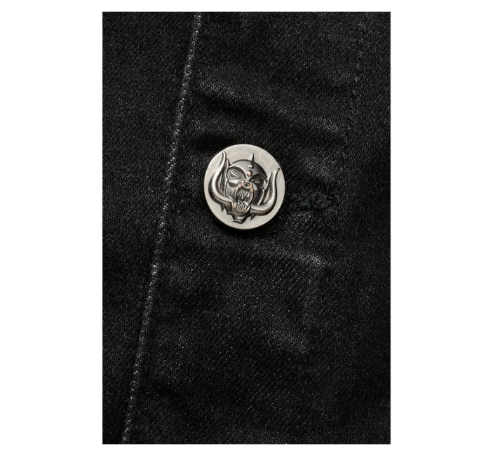 Brandit Motörhead giacca di jeans cradock, nero-nero