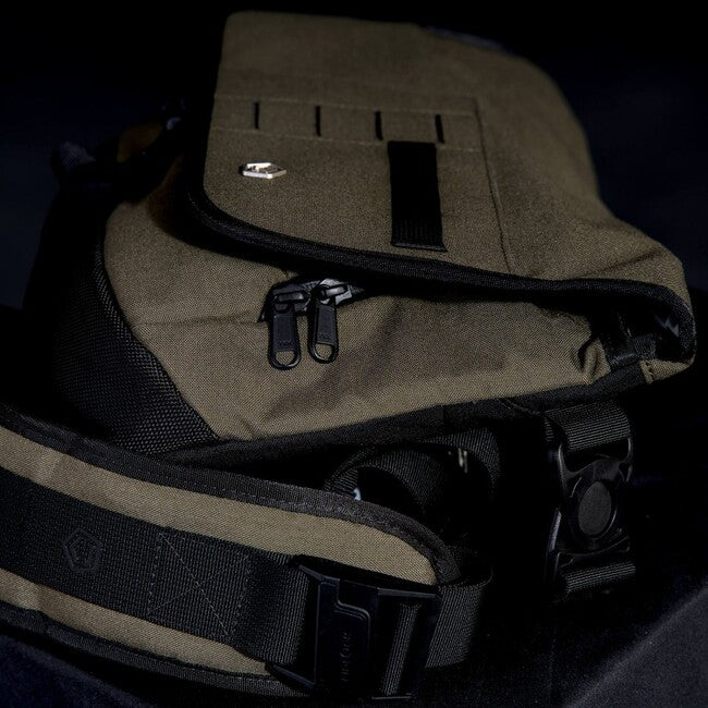 Pentagon Consul Side Messenger borsa, grigio scuro