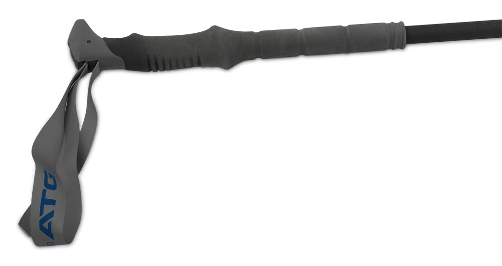 Pinguin Carbon FL foam bastoncini da trekking, carbonio/blu
