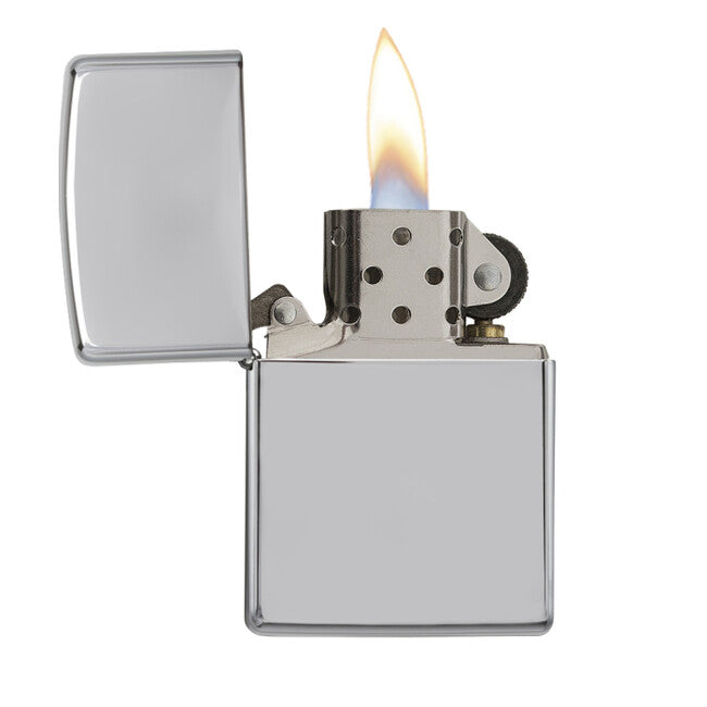 Zippo Accendino a benzina, cromo lucido