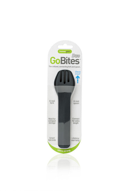Humangear GoBites DUO posate, grigio